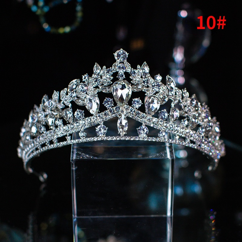 Luxurious Western-Style Alloy Bridal Tiara Crown