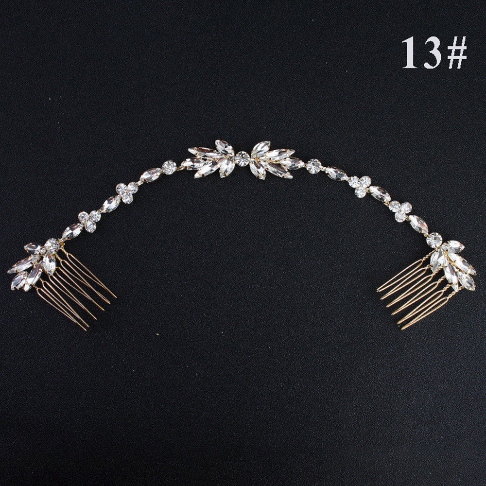 Handcrafted Vintage Pearl & Crystal Bridal Hair Comb Collection