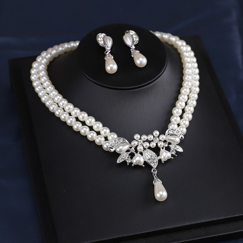 Exquisite Bridal Jewelry Set Collection (Necklace & Earrings)