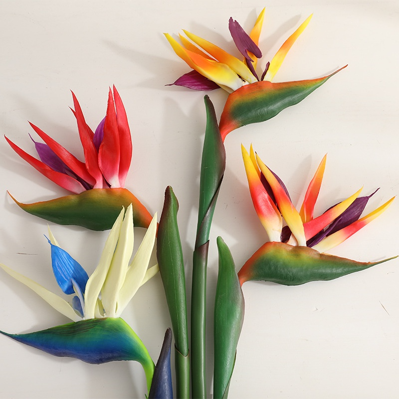 Real-Touch Artificial Bird of Paradise Flower | EternalBloom