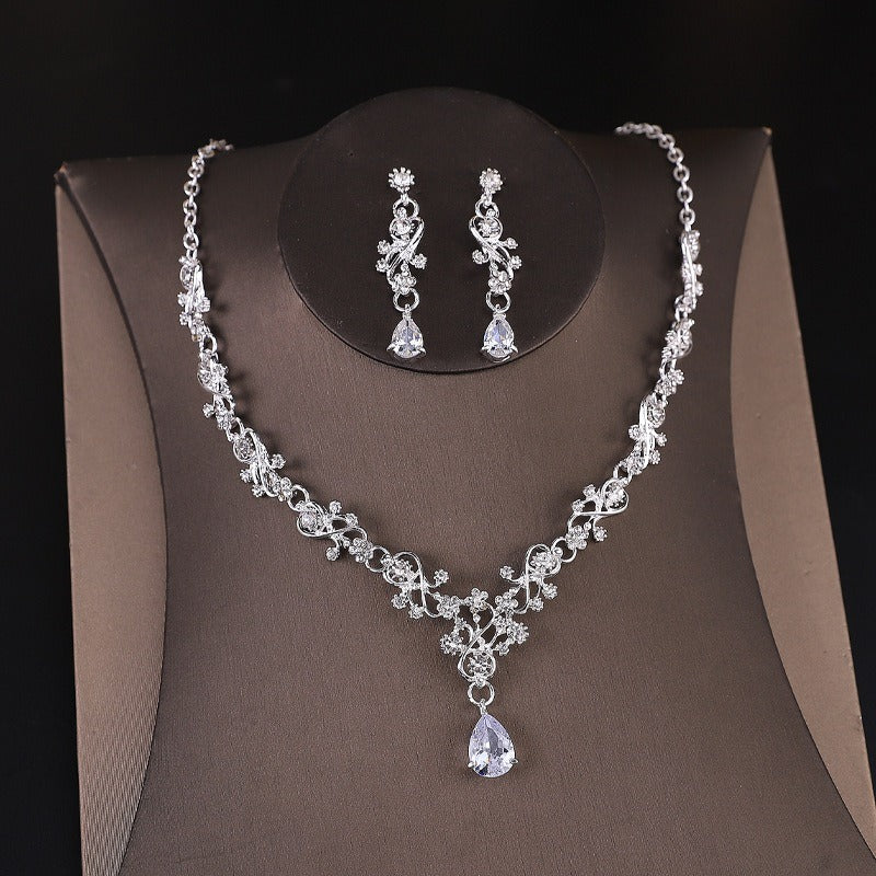 Exquisite Bridal Jewelry Set Collection (Necklace & Earrings)