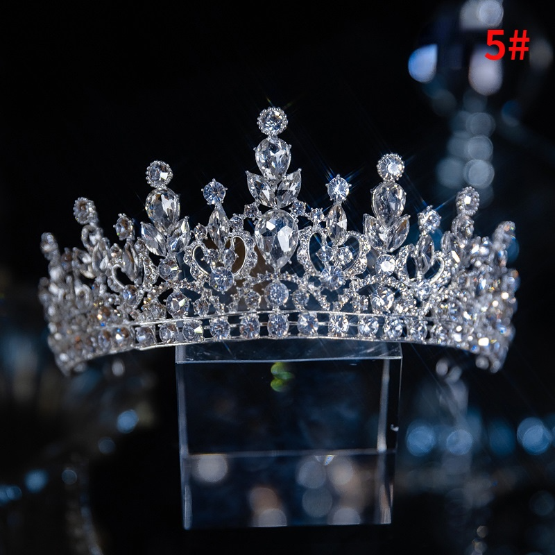 Luxurious Western-Style Alloy Bridal Tiara Crown