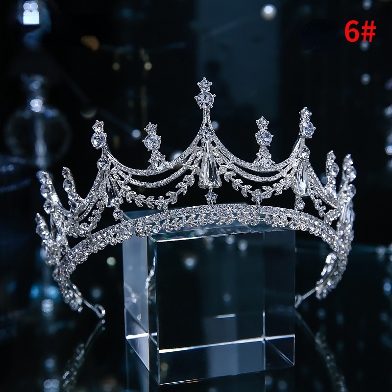 Luxurious Western-Style Alloy Bridal Tiara Crown