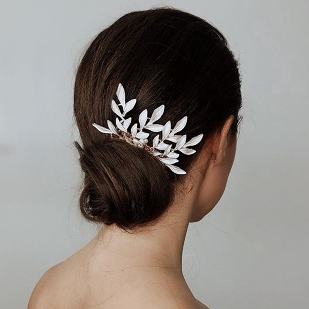Handcrafted Vintage Pearl & Crystal Bridal Hair Comb Collection