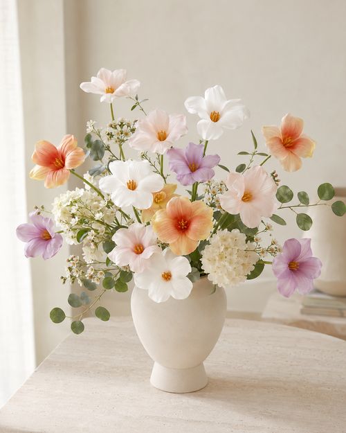 Real-Touch Open Bloom PU Tulip Stem