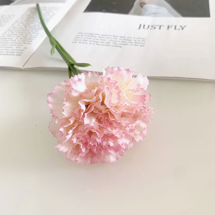 Premium Silk Carnation Single Stem