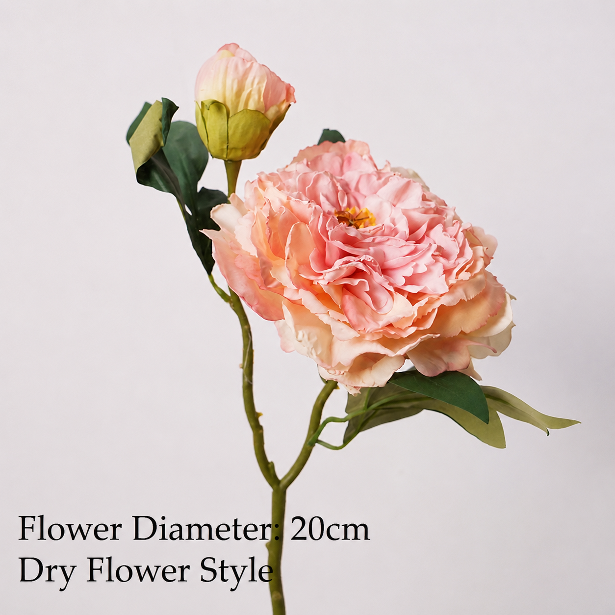 Lifelike Double Peony Silk Flower Stem | EternalBloom