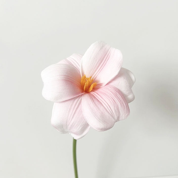 Real-Touch Open Bloom PU Tulip Stem