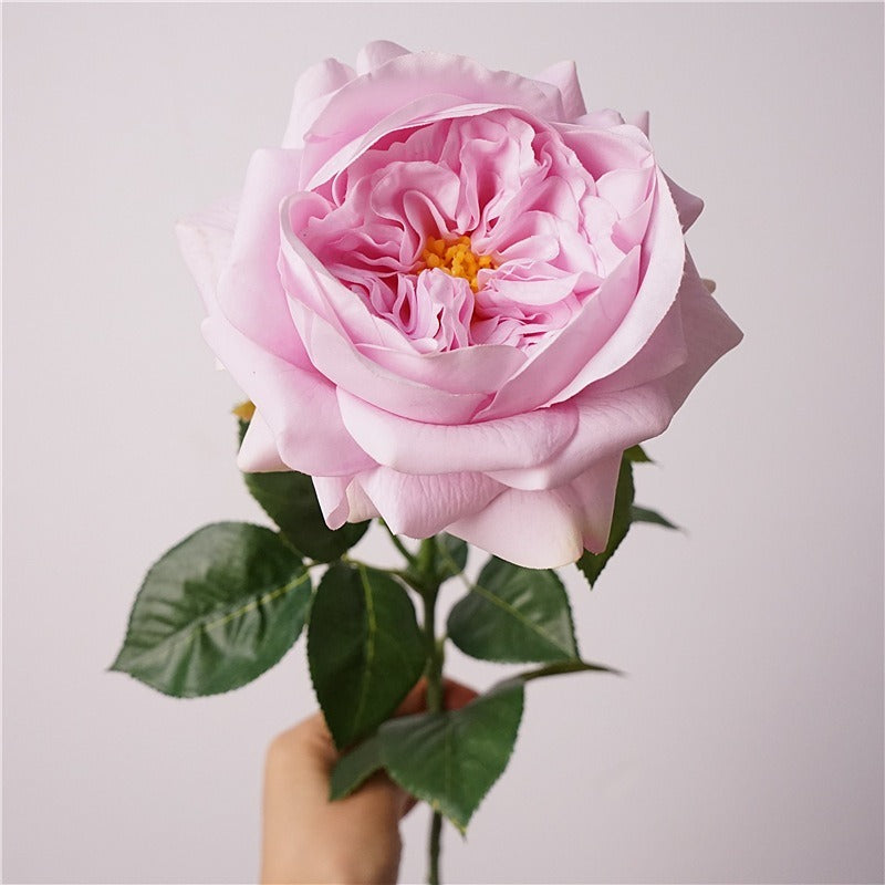 Jumbo Real-Touch Moist-Coated Juliet Rose Silk Stem