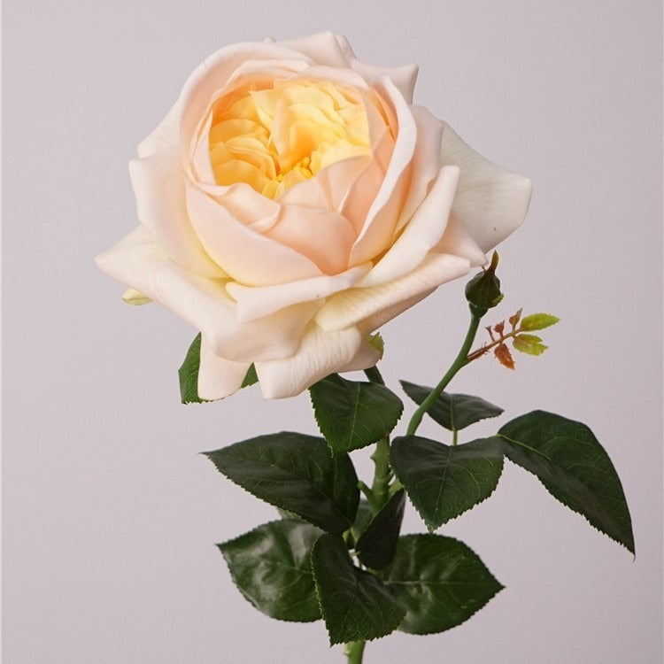 Jumbo Real-Touch Moist-Coated Juliet Rose Silk Stem