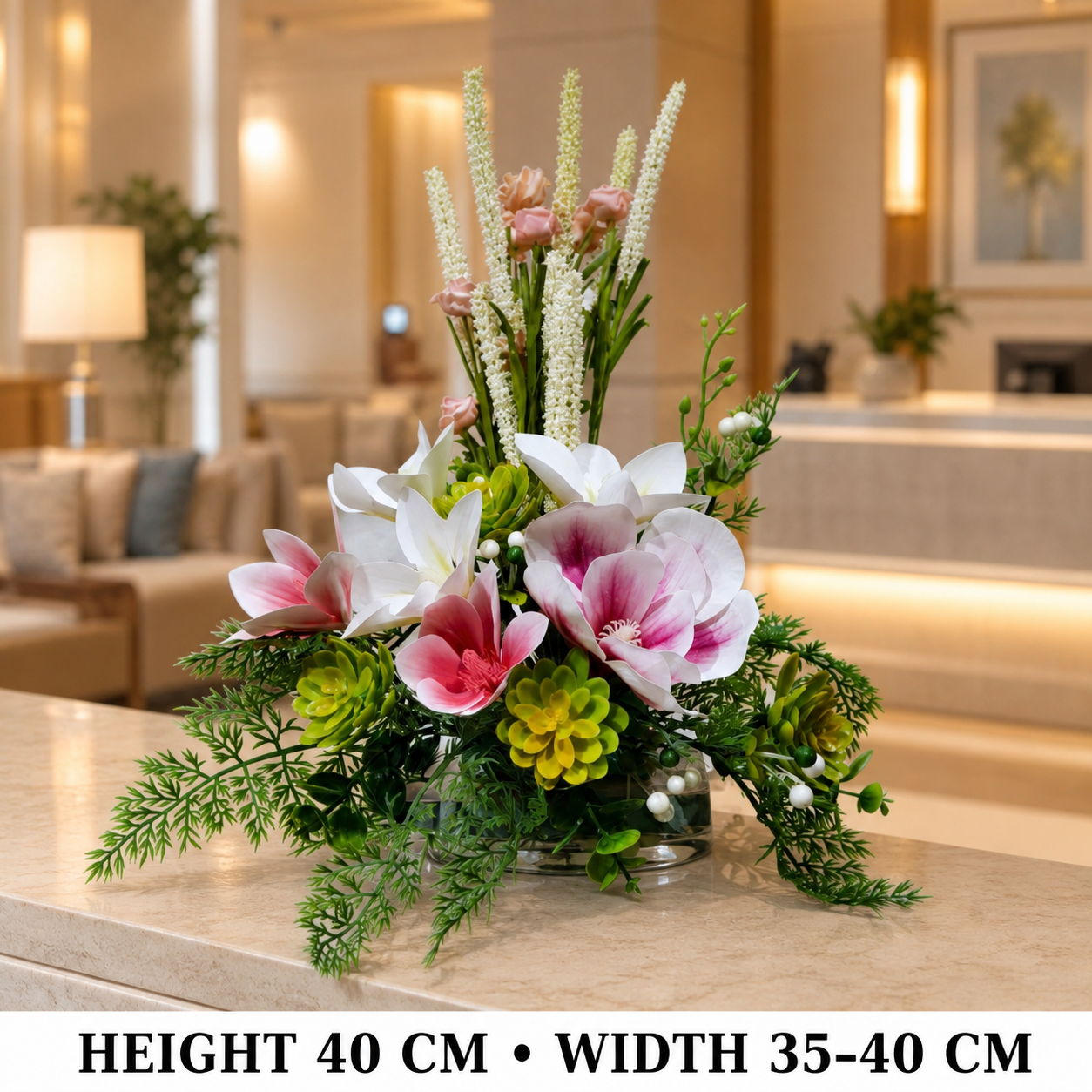 Pre-Arranged Luxury Silk Floral Basket Collection