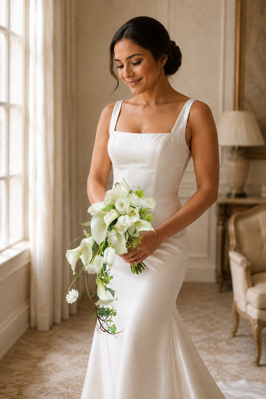 EternalBloom Elegant Faux Bridal Bouquets | High-End Custom Handmade Wedding Flowers for Brides & Bridesmaids