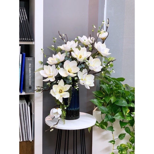 Real-Touch White Magnolia Arrangement
