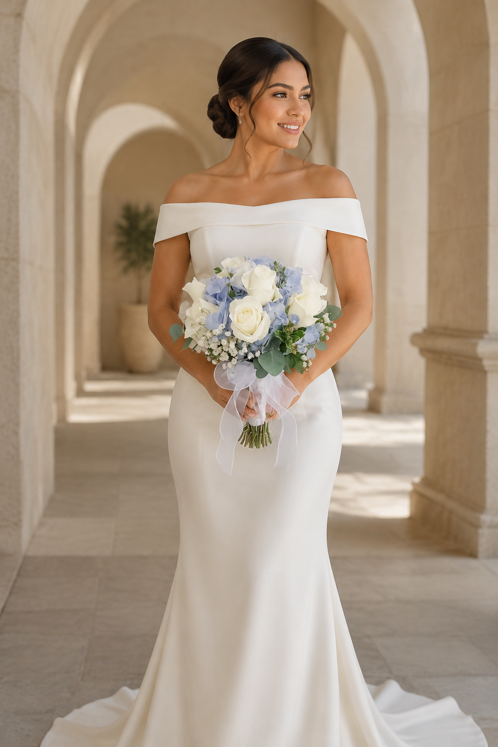 EternalBloom Elegant Faux Bridal Bouquets | High-End Custom Handmade Wedding Flowers for Brides & Bridesmaids