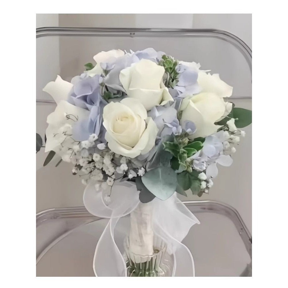 EternalBloom Elegant Faux Bridal Bouquets | High-End Custom Handmade Wedding Flowers for Brides & Bridesmaids