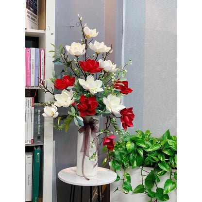 Real-Touch White Magnolia Arrangement