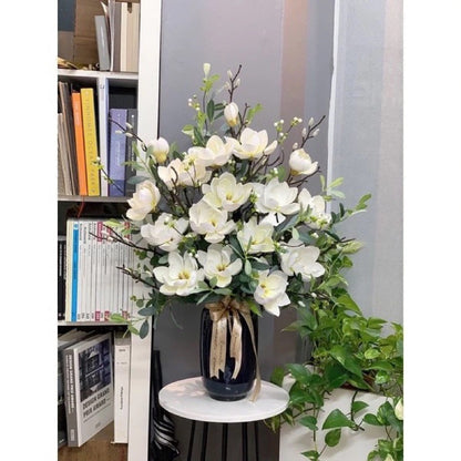 Real-Touch White Magnolia Arrangement