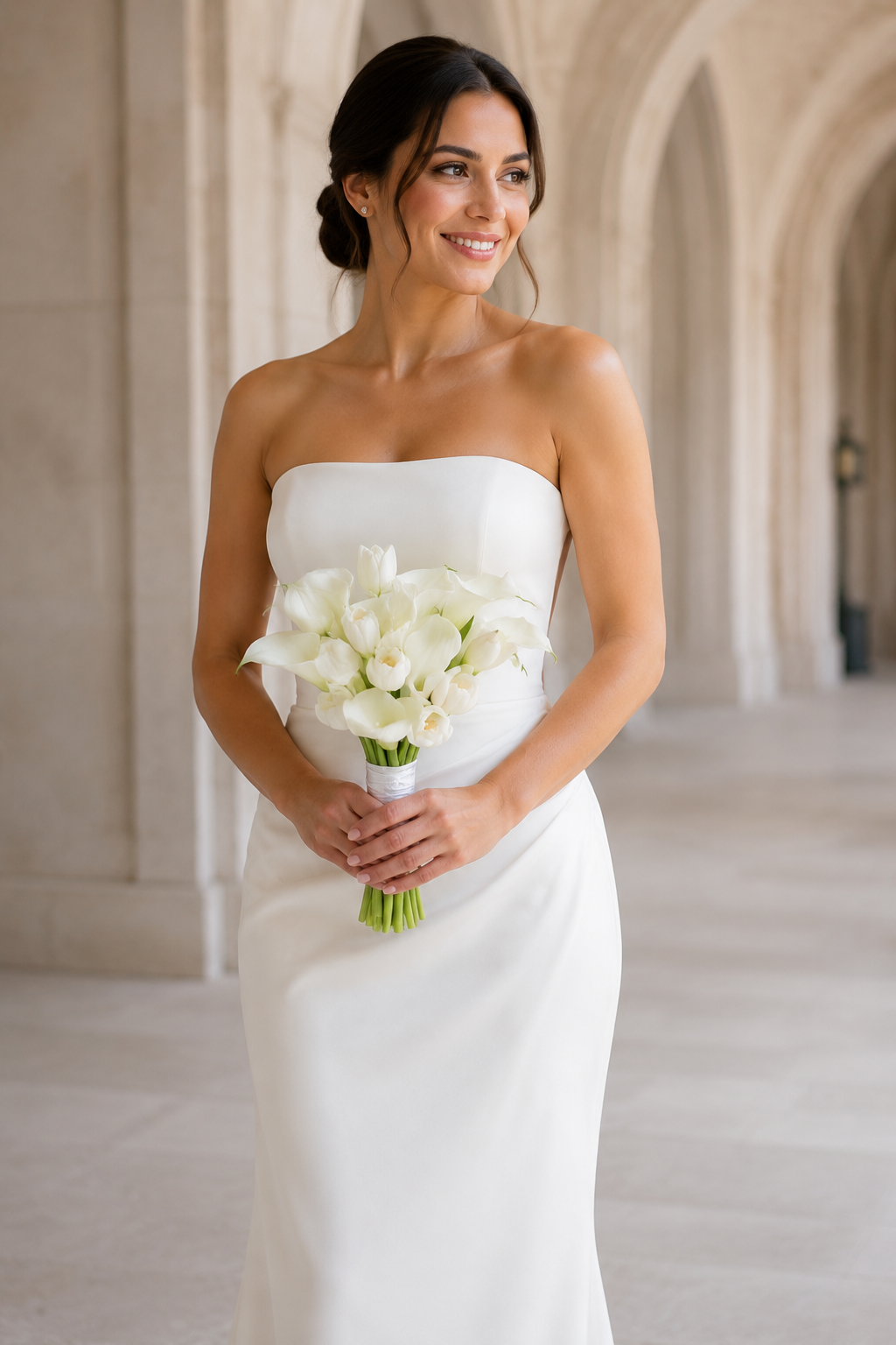 EternalBloom Elegant Faux Bridal Bouquets | High-End Custom Handmade Wedding Flowers for Brides & Bridesmaids