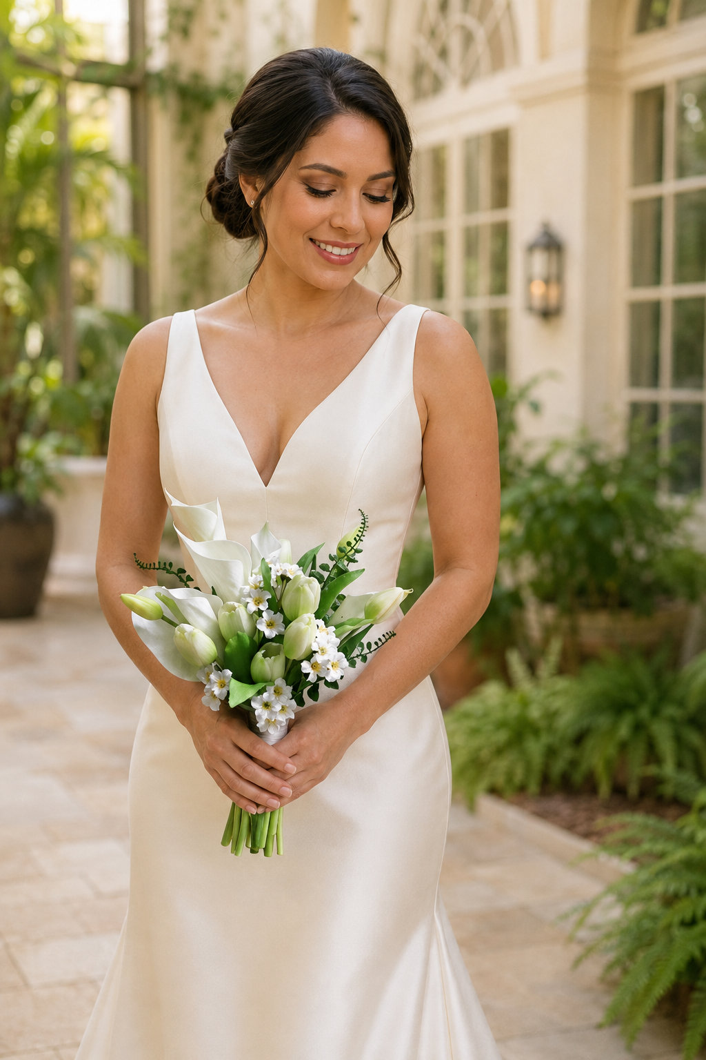 EternalBloom Elegant Faux Bridal Bouquets | High-End Custom Handmade Wedding Flowers for Brides & Bridesmaids