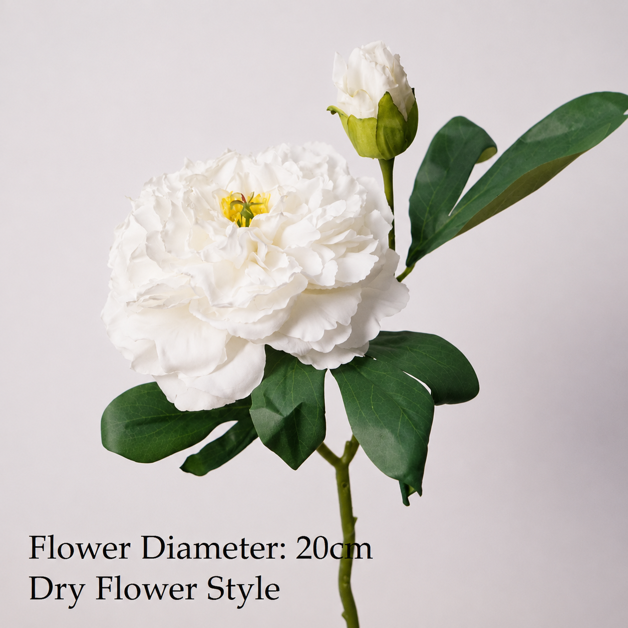 Lifelike Double Peony Silk Flower Stem | EternalBloom