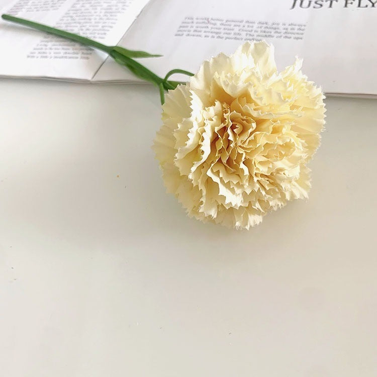Premium Silk Carnation Single Stem