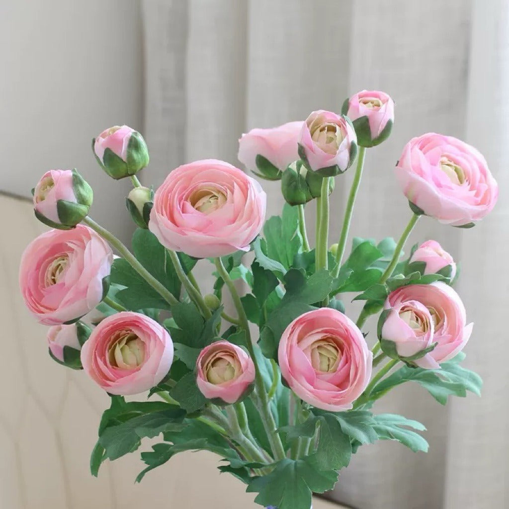 Premium Silk Ranunculus Flower Stem| EternalBloom