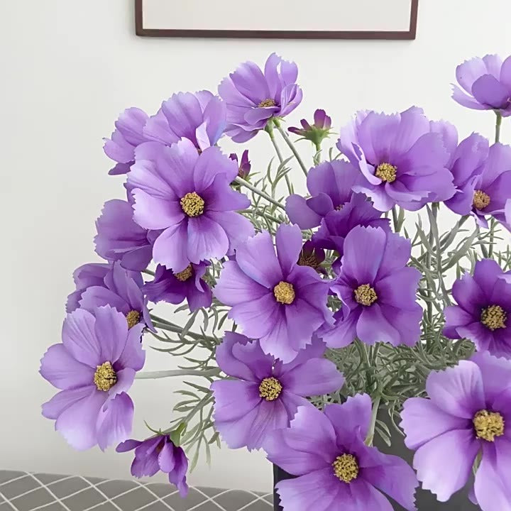 Lifelike Cosmos Silk Flower Stem | EternalBloom