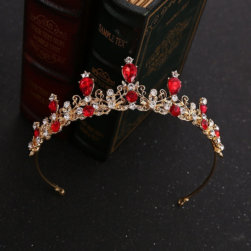 Exquisite Alloy & Rhinestone Bridal Tiara Crown
