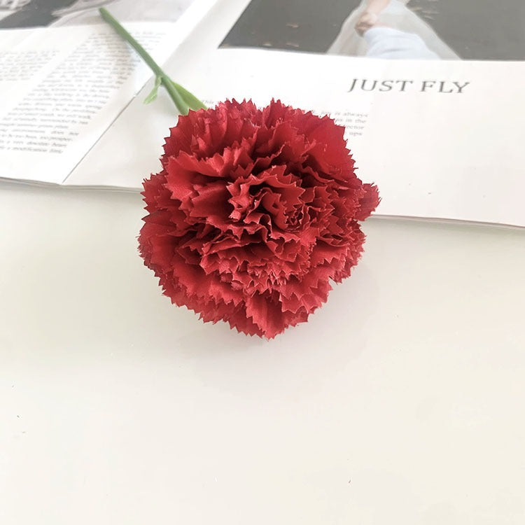Premium Silk Carnation Single Stem