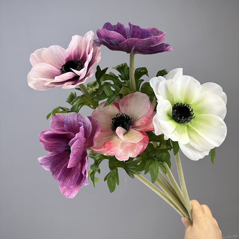Lifelike Silk Anemone Flower Stem | EternalBloom