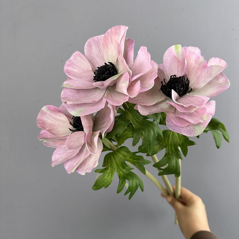Lifelike Silk Anemone Flower Stem | EternalBloom