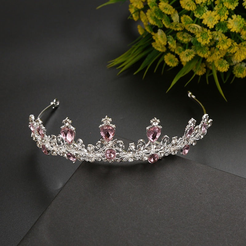 Exquisite Alloy & Rhinestone Bridal Tiara Crown