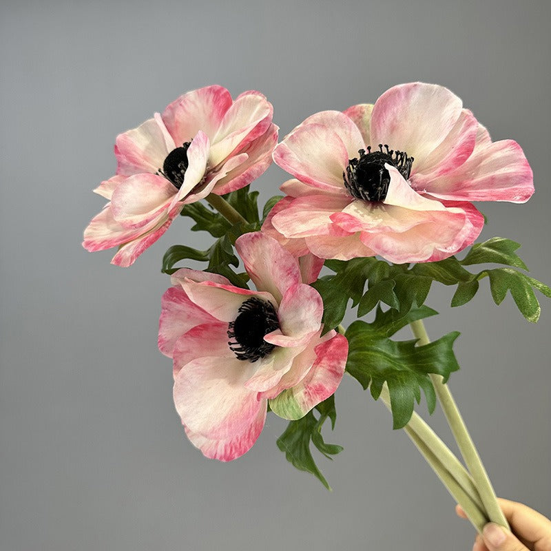 Lifelike Silk Anemone Flower Stem | EternalBloom
