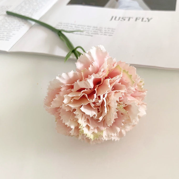 Premium Silk Carnation Single Stem