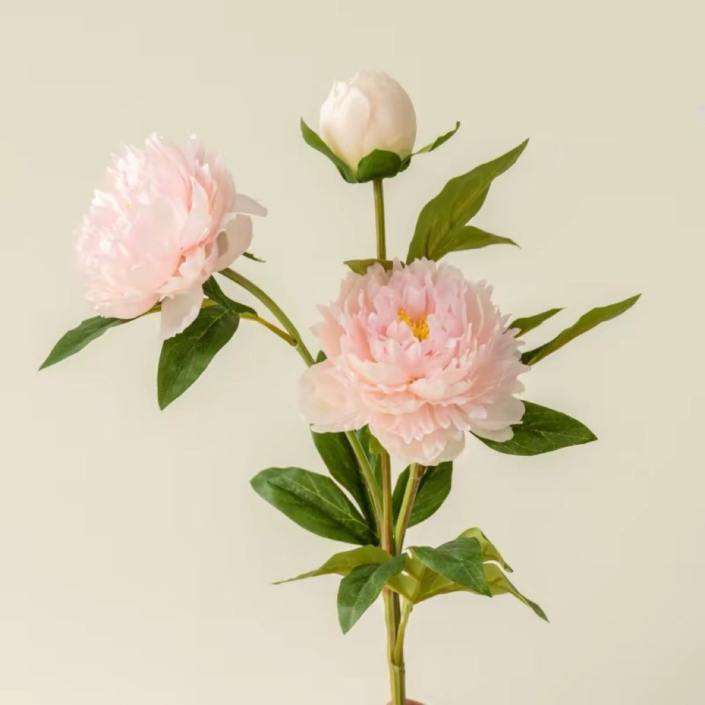 Lifelike Double Peony Silk Flower Stem | EternalBloom