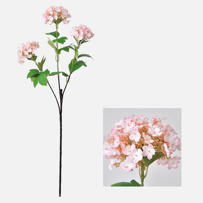 Real-Touch 3-Head Silk Hydrangea Flower Spray
