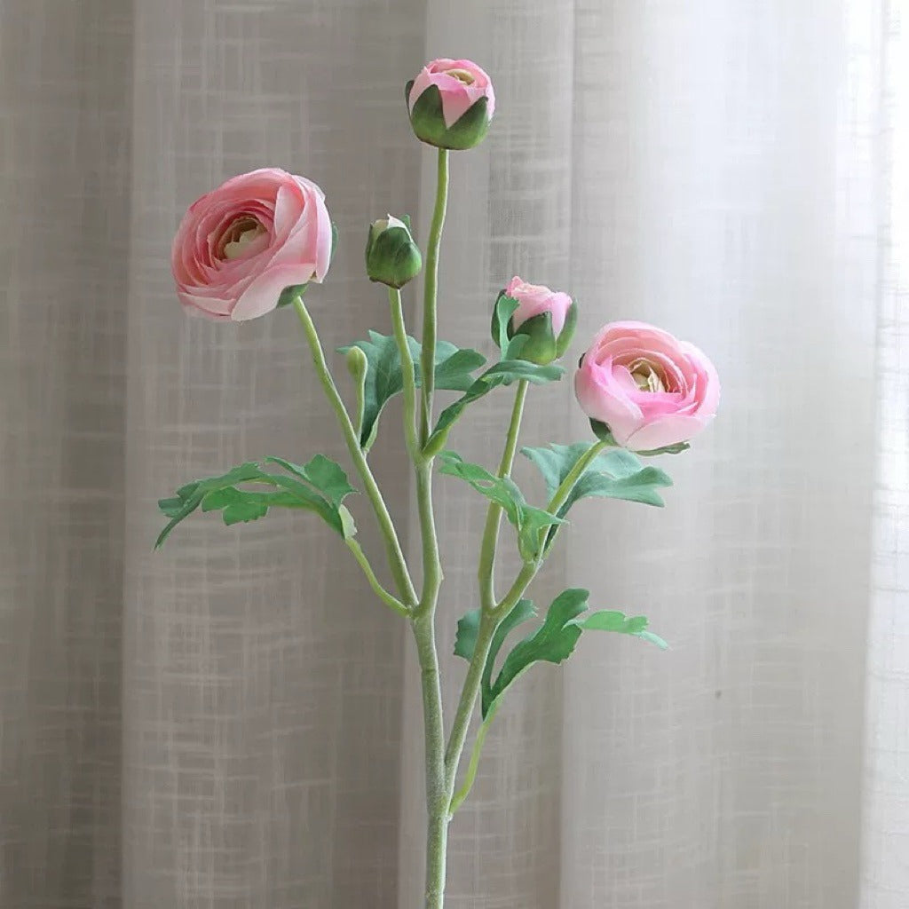 Premium Silk Ranunculus Flower Stem| EternalBloom