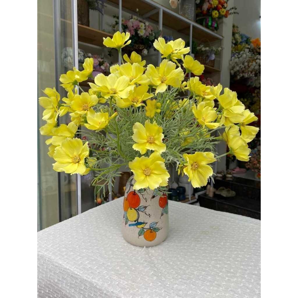 Lifelike Cosmos Silk Flower Stem | EternalBloom