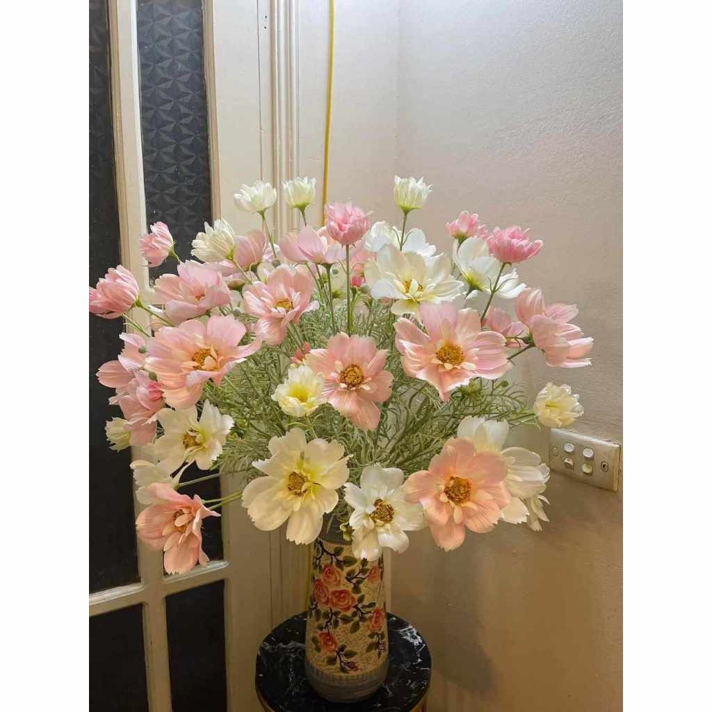 Lifelike Cosmos Silk Flower Stem | EternalBloom