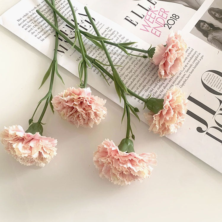Premium Silk Carnation Single Stem