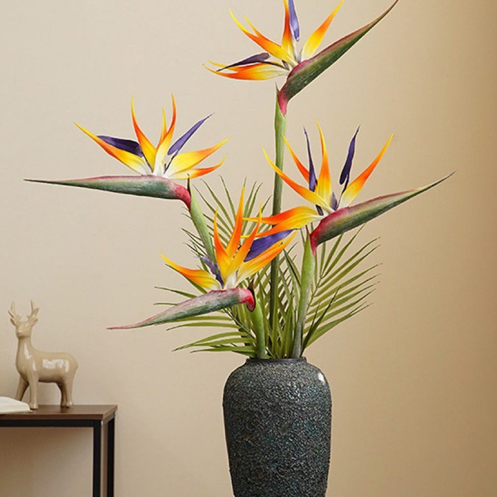 Real-Touch Artificial Bird of Paradise Flower | EternalBloom