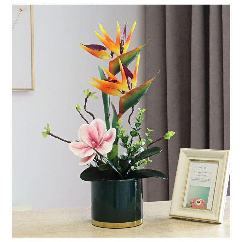 Real-Touch Artificial Bird of Paradise Flower | EternalBloom