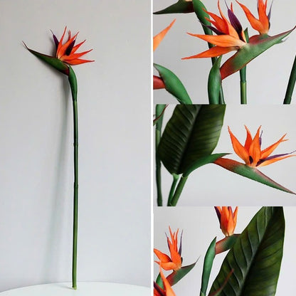 Real-Touch Artificial Bird of Paradise Flower | EternalBloom