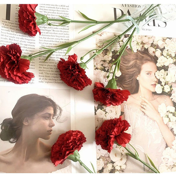 Premium Silk Carnation Single Stem