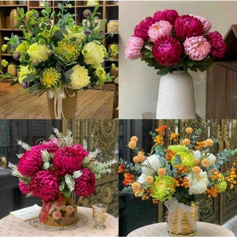 Giant Silk Chrysanthemum Flower Stem  | EternalBloom