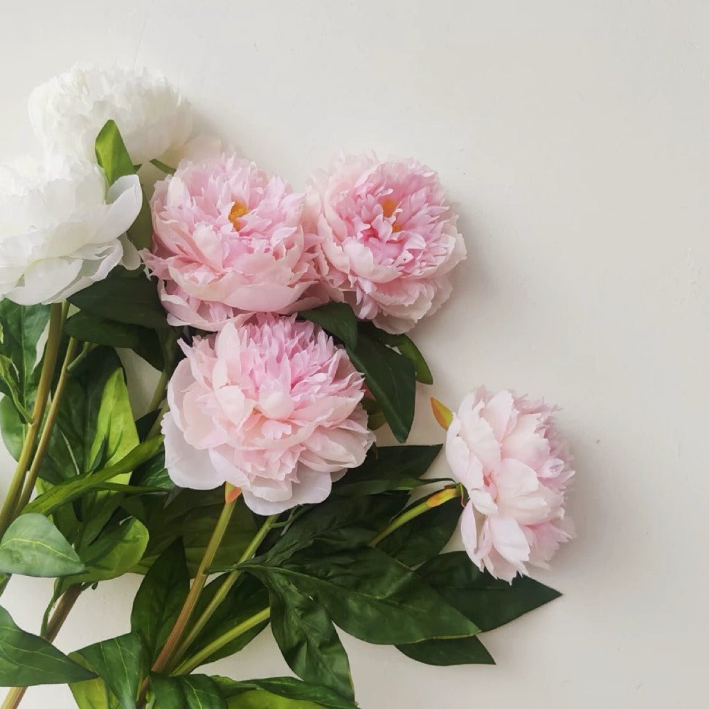 Lifelike Double Peony Silk Flower Stem | EternalBloom