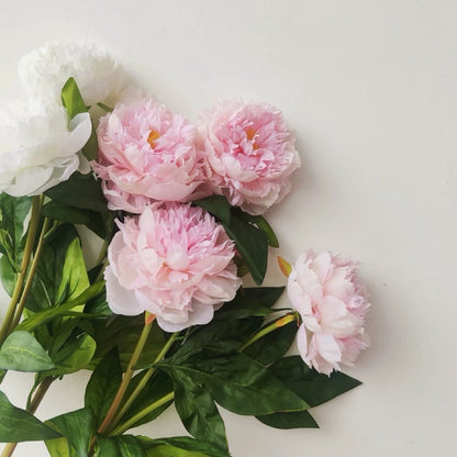 Lifelike Double Peony Silk Flower Stem | EternalBloom
