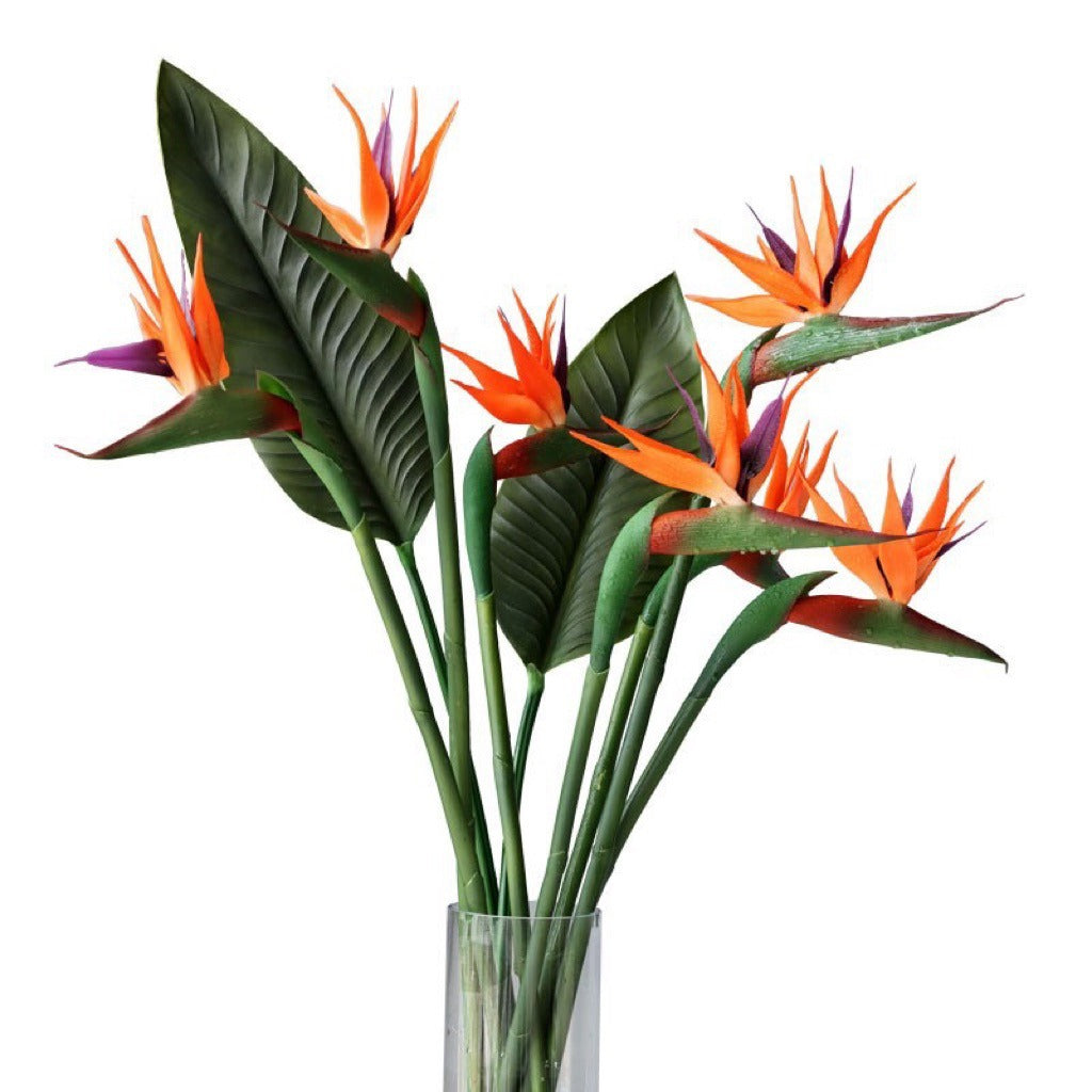 Real-Touch Artificial Bird of Paradise Flower | EternalBloom
