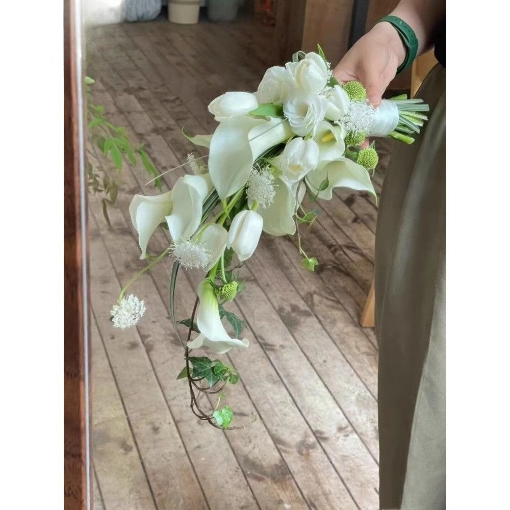 EternalBloom Elegant Faux Bridal Bouquets | High-End Custom Handmade Wedding Flowers for Brides & Bridesmaids