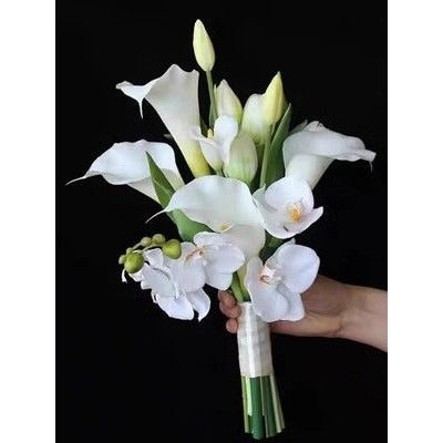 EternalBloom Elegant Faux Bridal Bouquets | High-End Custom Handmade Wedding Flowers for Brides & Bridesmaids
